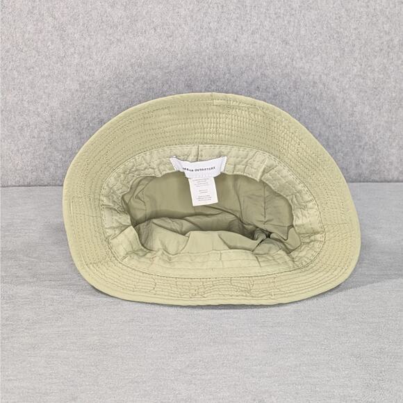 Urban Outfitters Quilted Bucket Hat Green Lightweight Unisex One Size - Picture 5 of 6